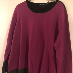 Color block cashmere Ralph Lauren 1x sweater.